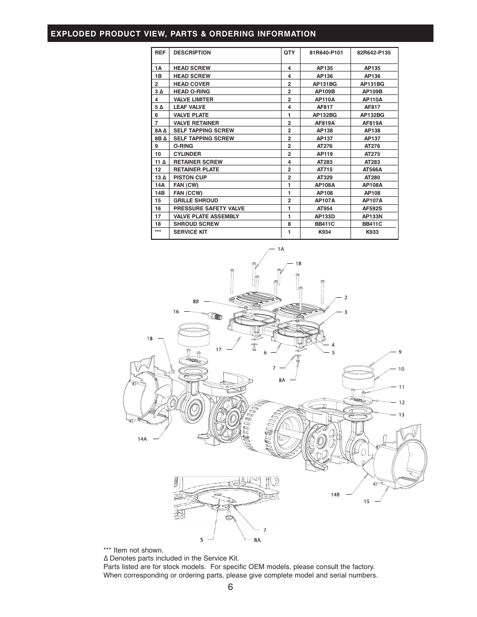 Gast 82R Series User Manual | Page 6 / 8