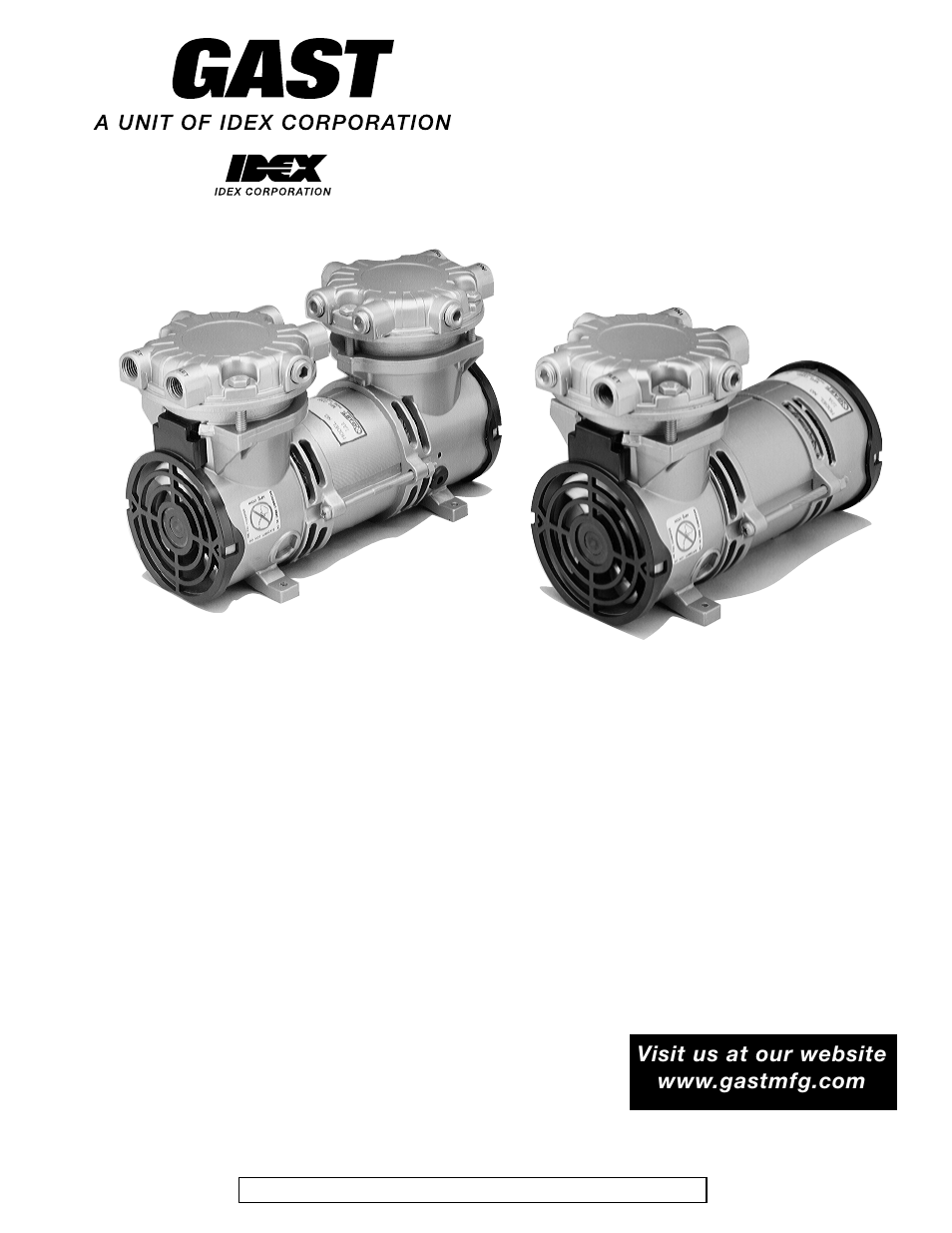 Gast SAA Series User Manual | 8 pages