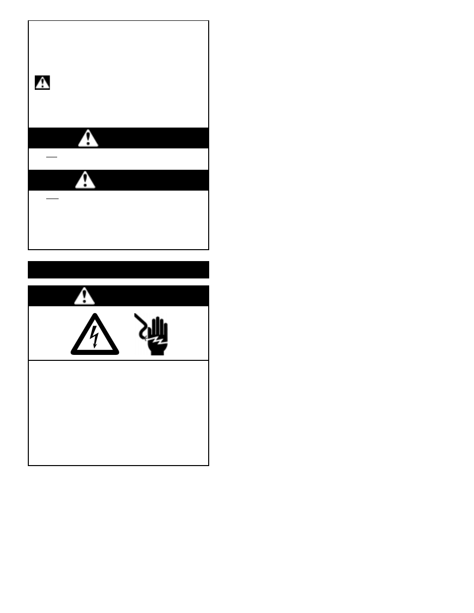 Warning danger, Warning | Gast PCD User Manual | Page 2 / 16