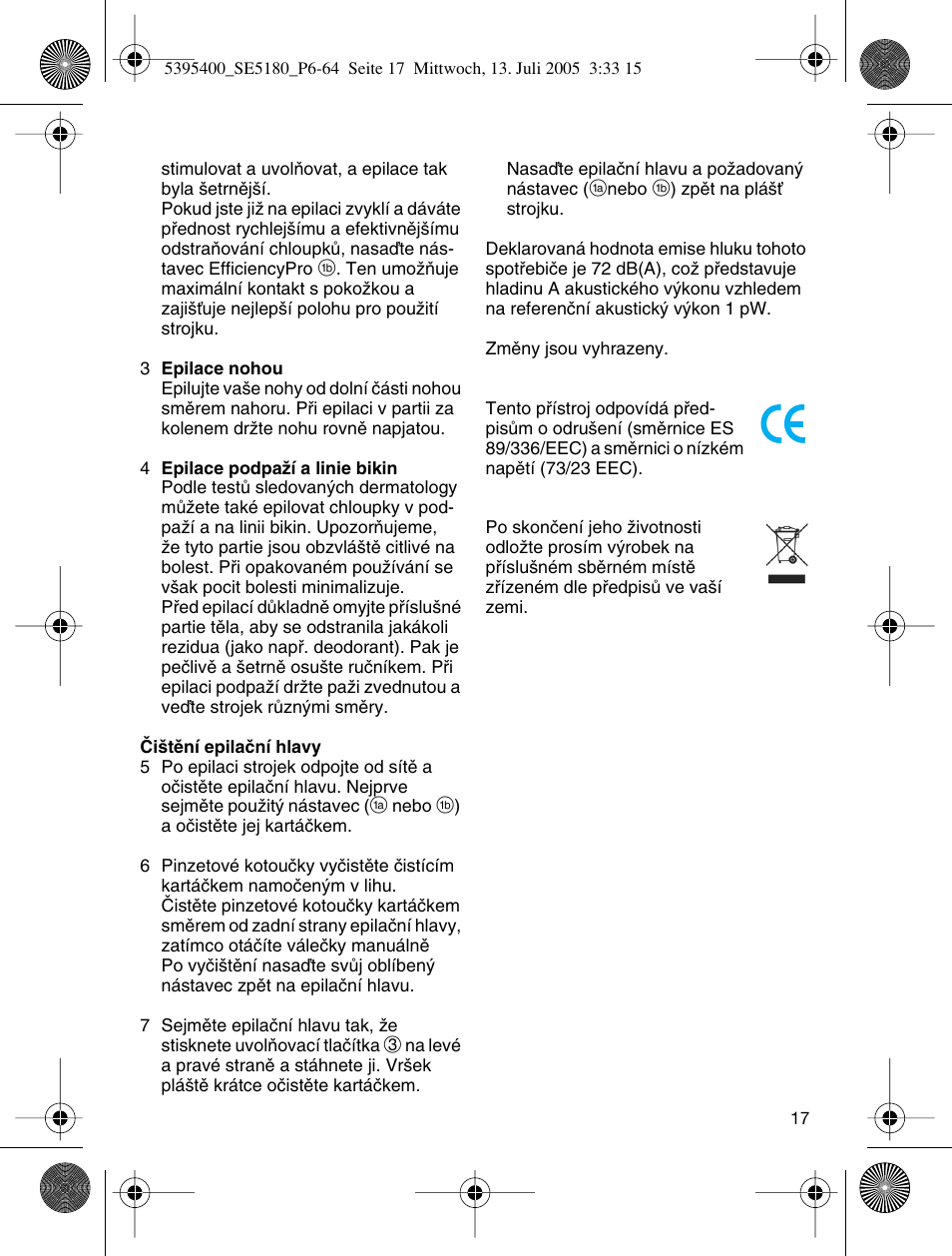 Braun 5280 User Manual | Page 16 / 61