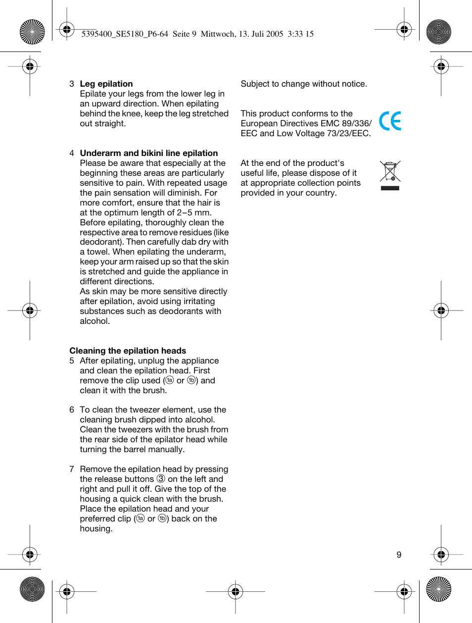 Braun 5280 User Manual | Page 8 / 61