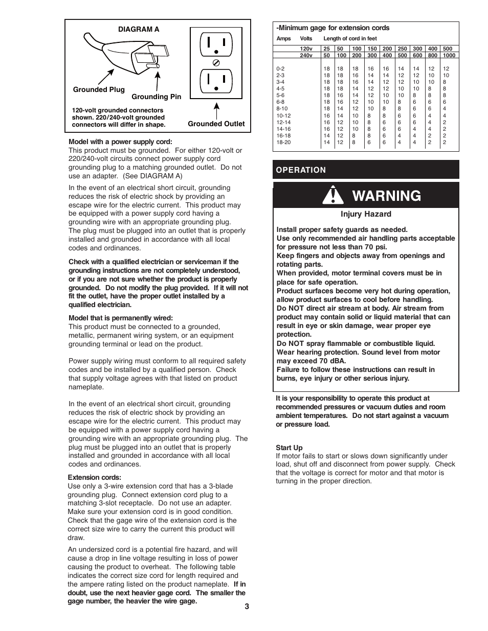 Gast DOA-P504-BN User Manual | Page 3 / 8