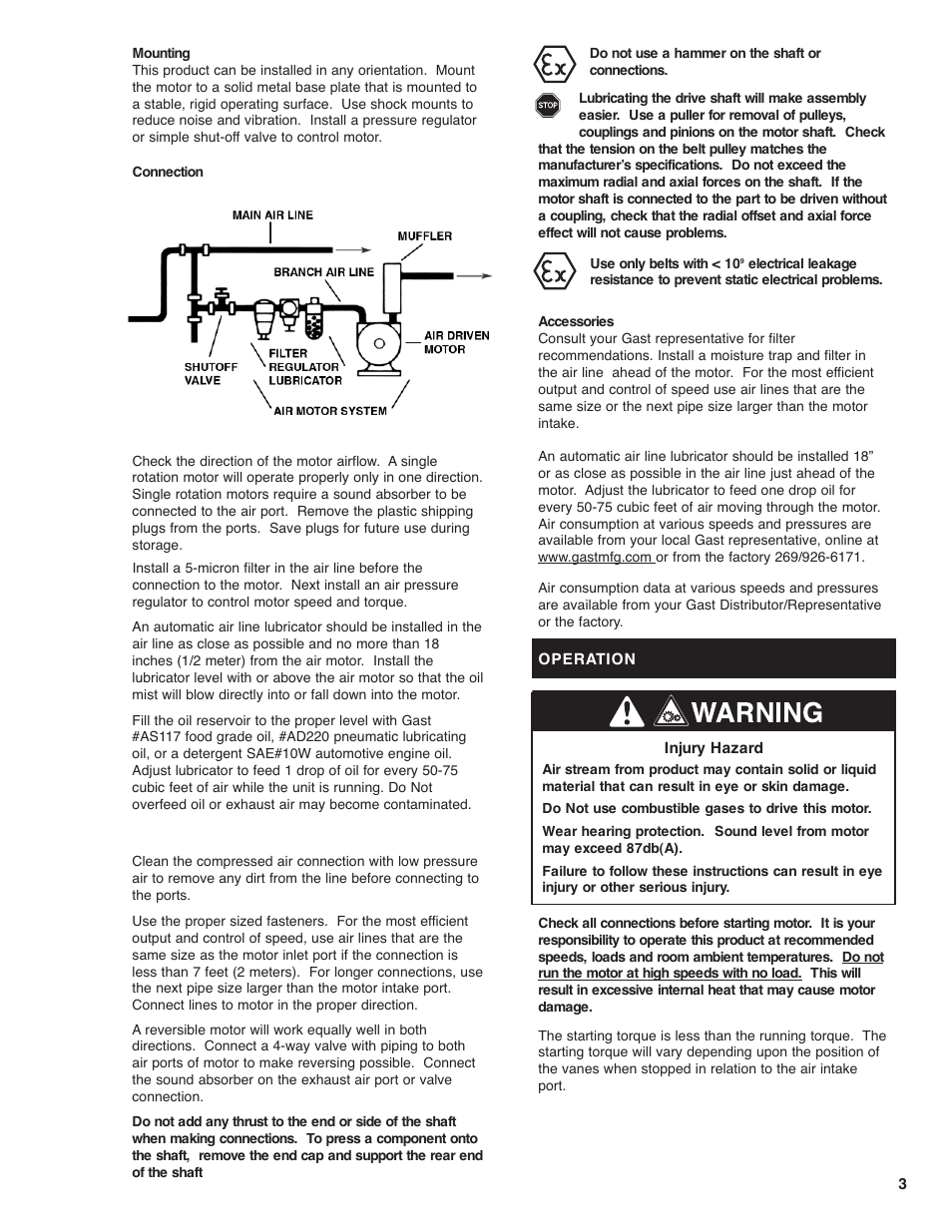 Gast 4AM (SS) User Manual | Page 3 / 10