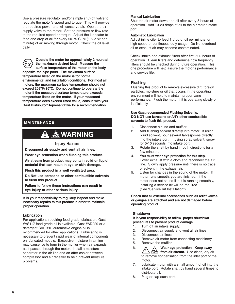 Gast 4AM (SS) User Manual | Page 4 / 10