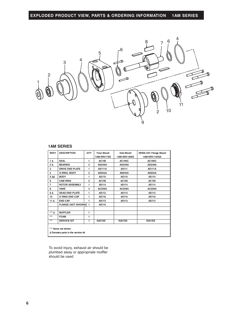 Gast 4AM (SS) User Manual | Page 6 / 10