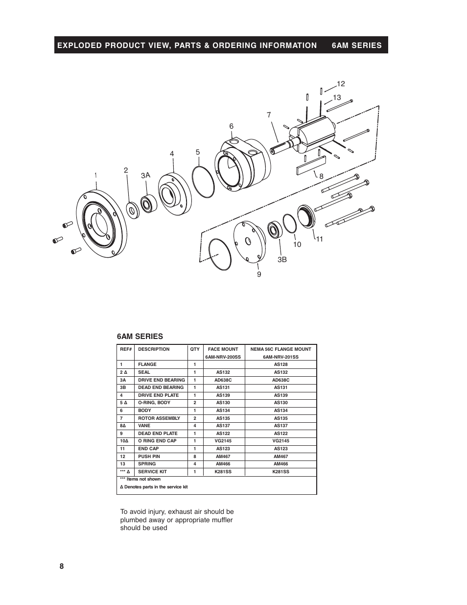 6am series 8 | Gast 4AM (SS) User Manual | Page 8 / 10