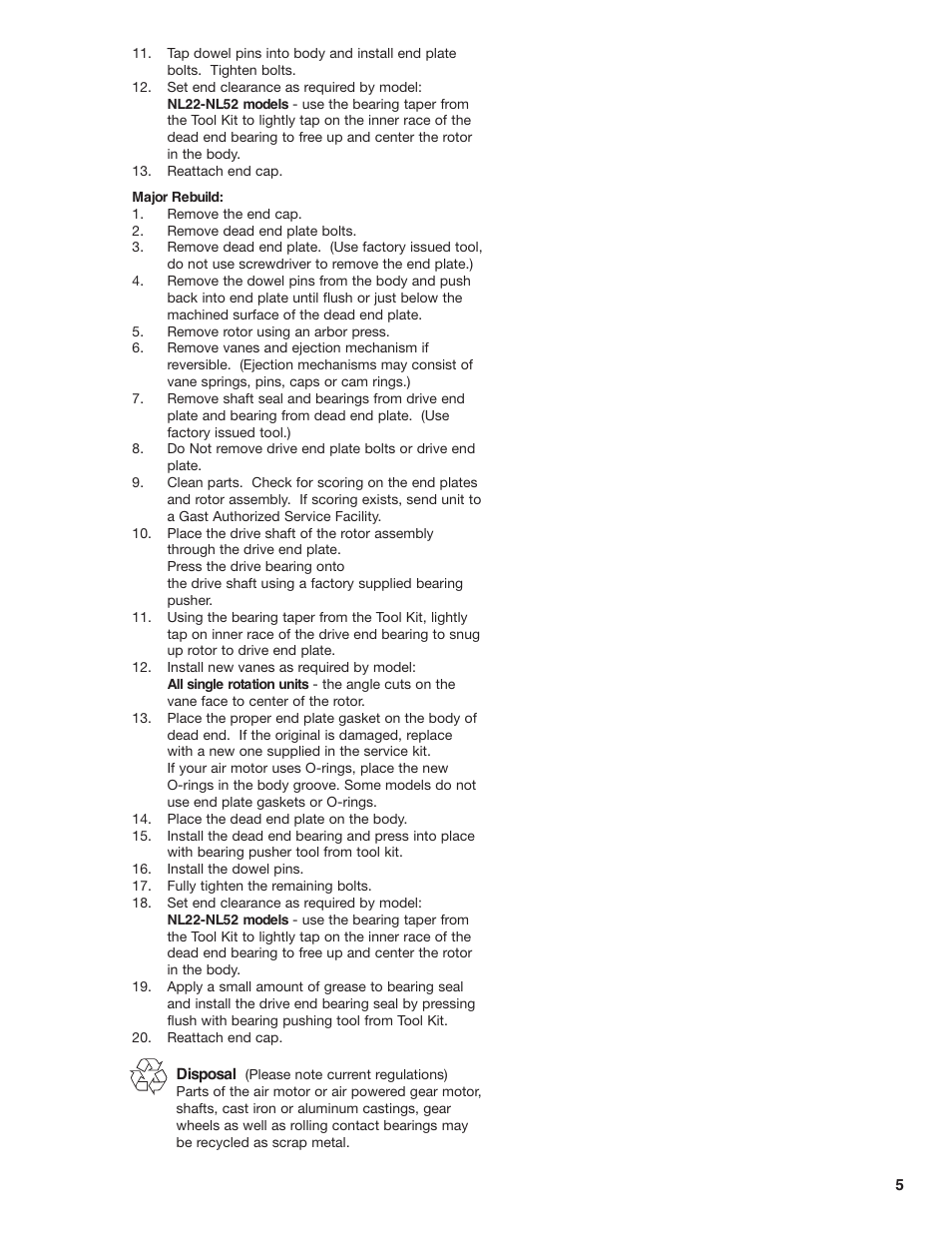 Gast NL52 User Manual | Page 5 / 12
