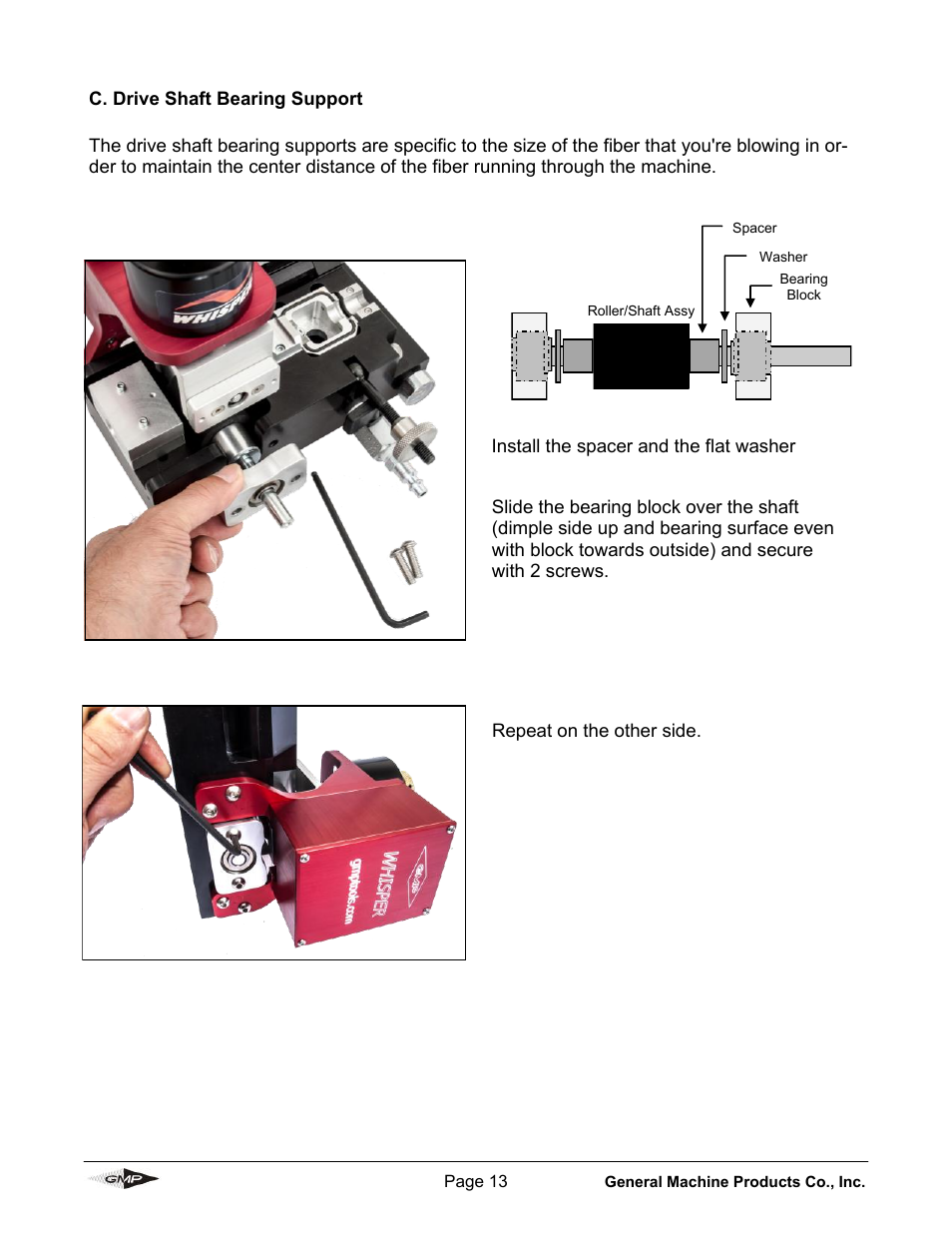 General Machine Products 89910 Whisper Micro Fiber Cable Blowing Machine User Manual | Page 13 / 32