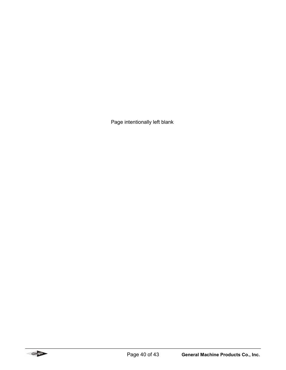 General Machine Products 89010 Breeze Micro Fiber Cable Blowing Machine User Manual | Page 40 / 43