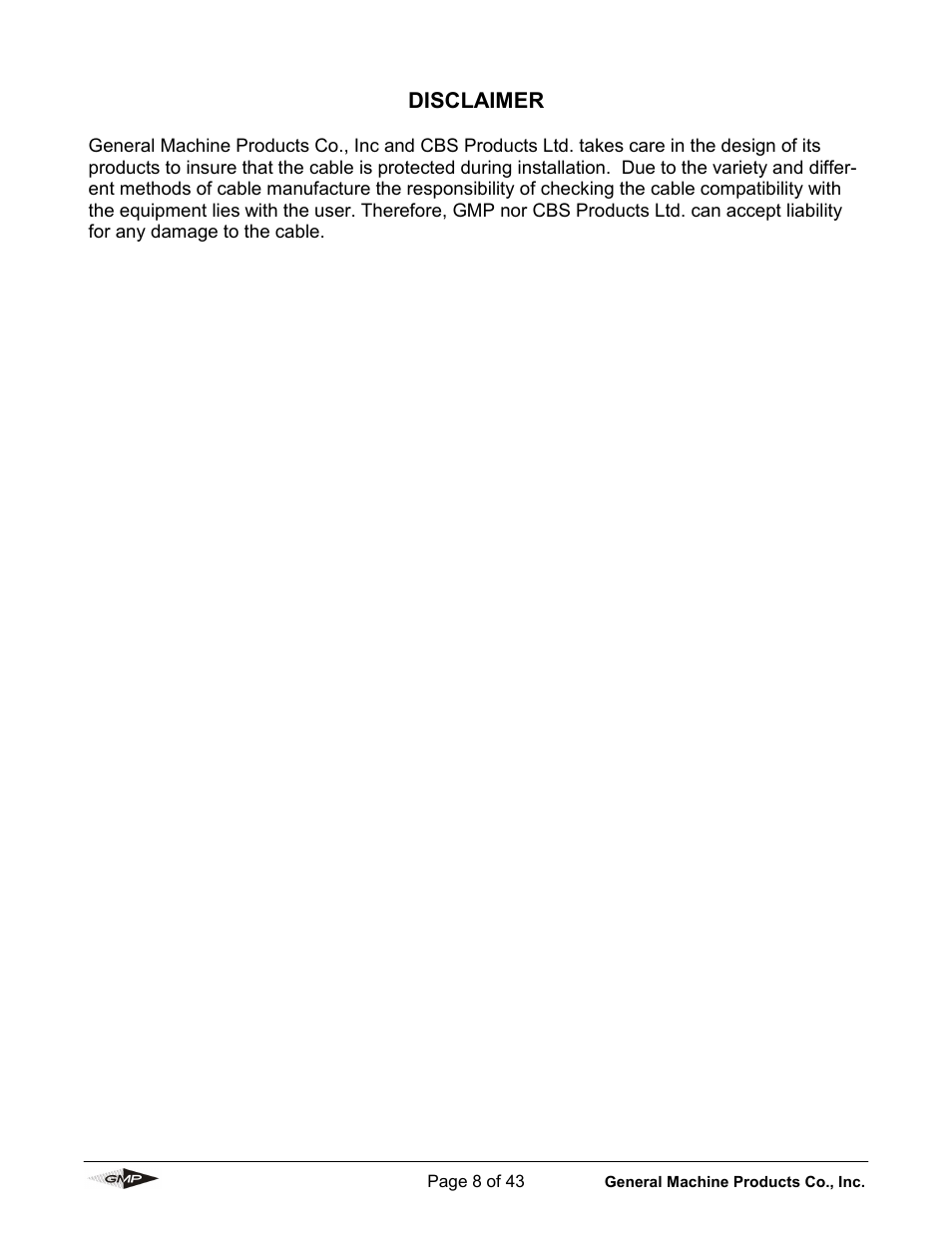 General Machine Products 89010 Breeze Micro Fiber Cable Blowing Machine User Manual | Page 8 / 43