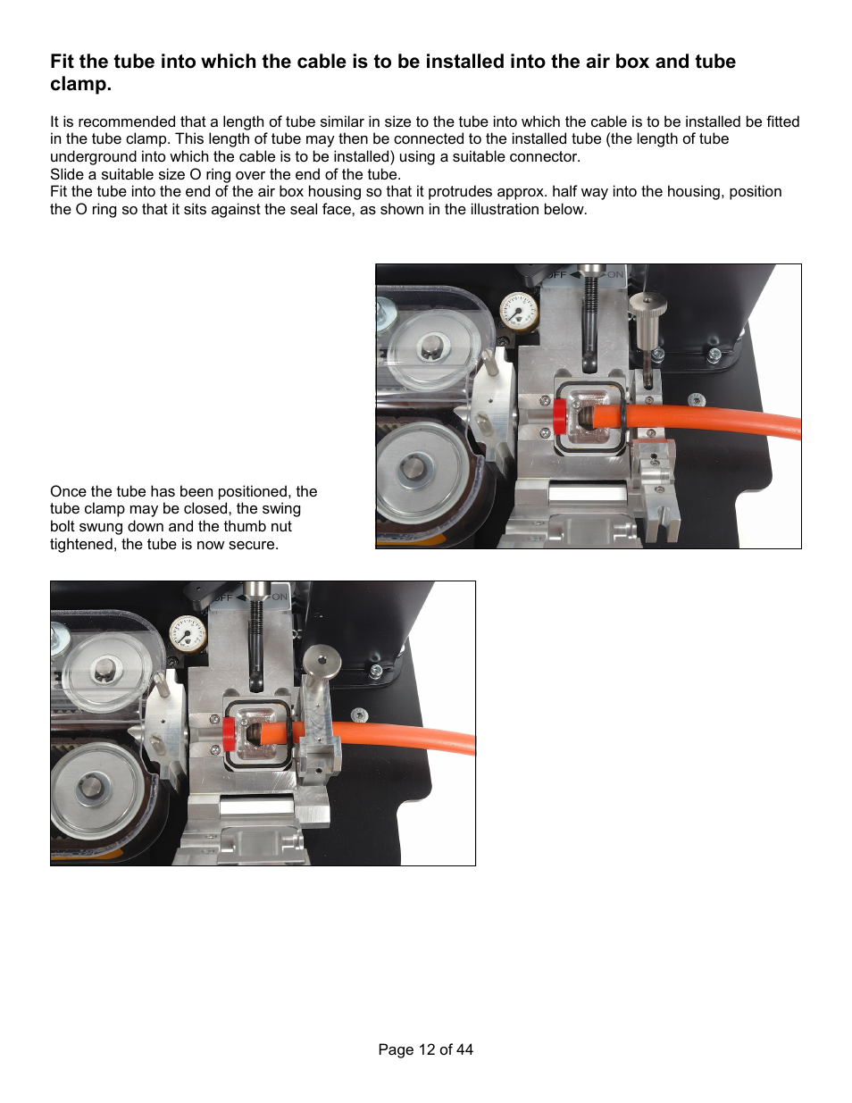 General Machine Products 89300 AirStream Cable Blowing Machine User Manual | Page 12 / 44