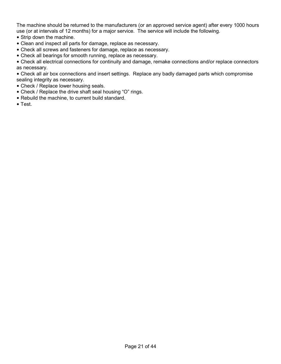 General Machine Products 89300 AirStream Cable Blowing Machine User Manual | Page 21 / 44