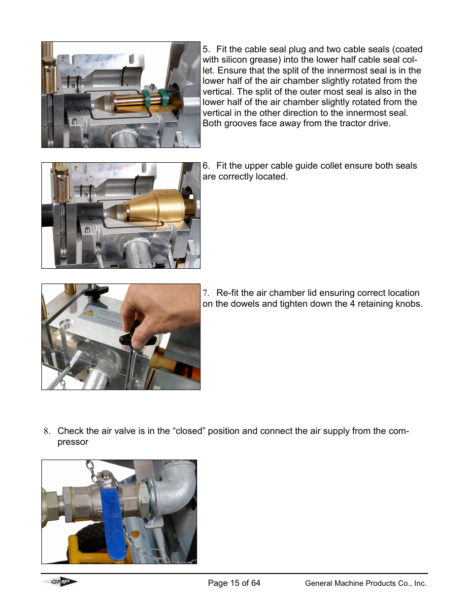 General Machine Products 89000 Cable Blowing Machine(Current) User Manual | Page 15 / 64