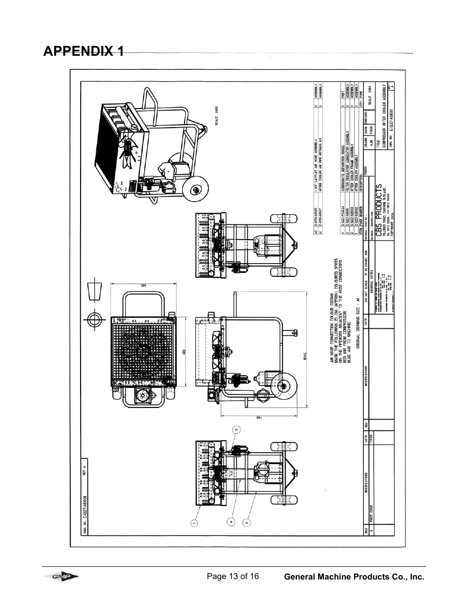 Appendix 1 | General Machine Products 89009 Compressor Aircooler User Manual | Page 13 / 16
