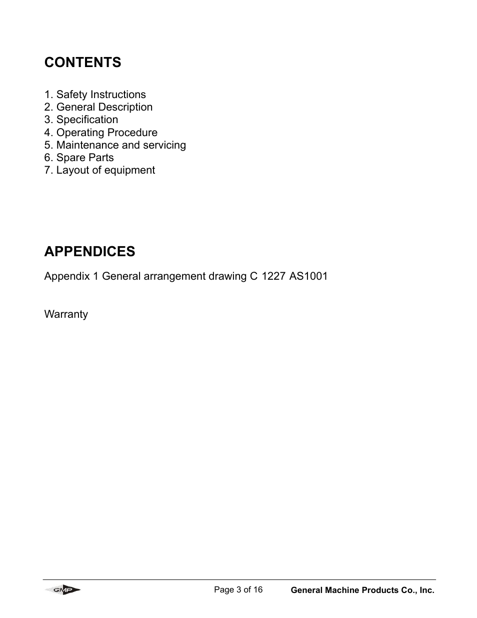 General Machine Products 89009 Compressor Aircooler User Manual | Page 3 / 16