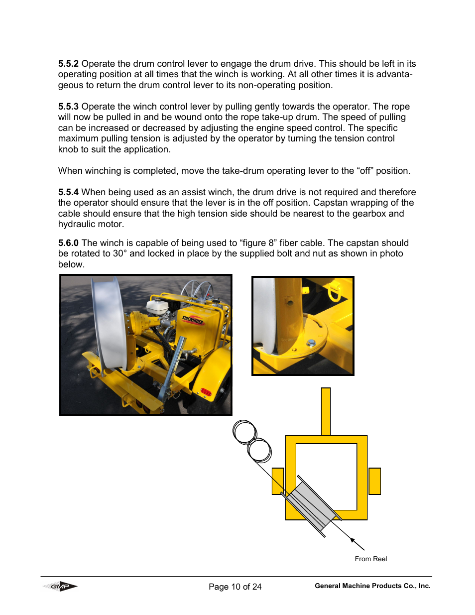 General Machine Products 70605 Trailer Mounted Fiber Optic Puller User Manual | Page 10 / 24