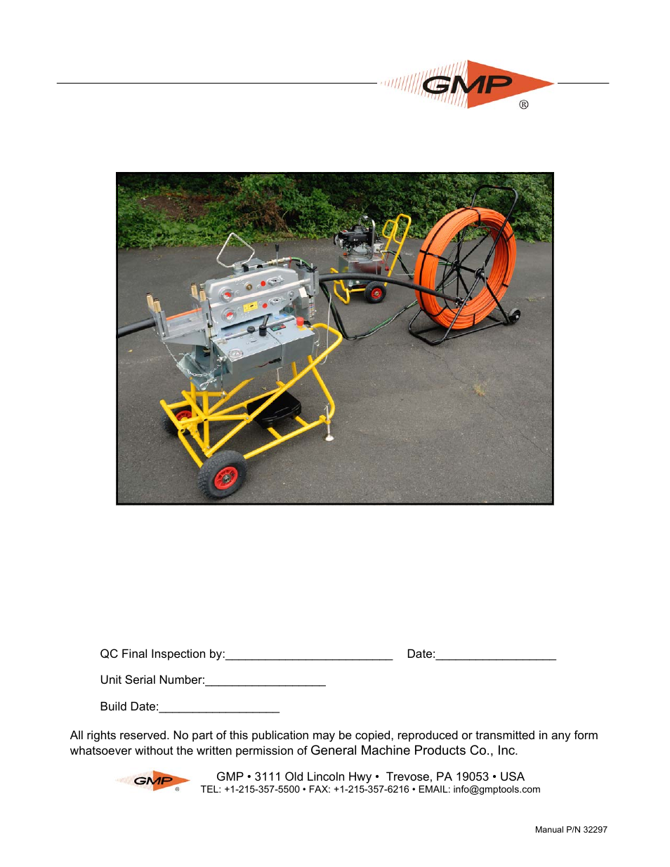 General Machine Products 89004 Portable Powered Duct Rod Pusher User Manual | 39 pages