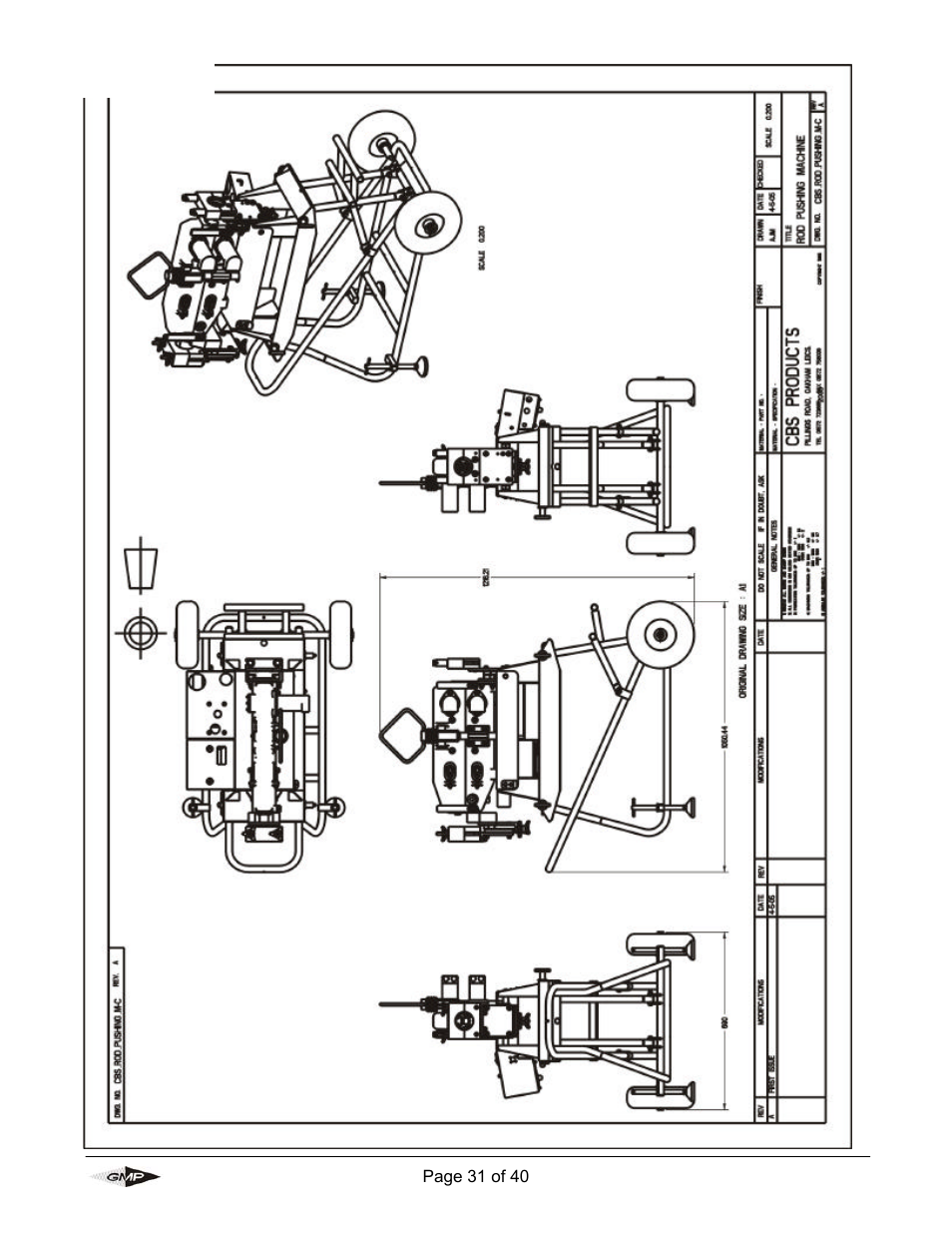 General Machine Products 89004 Portable Powered Duct Rod Pusher User Manual | Page 31 / 39