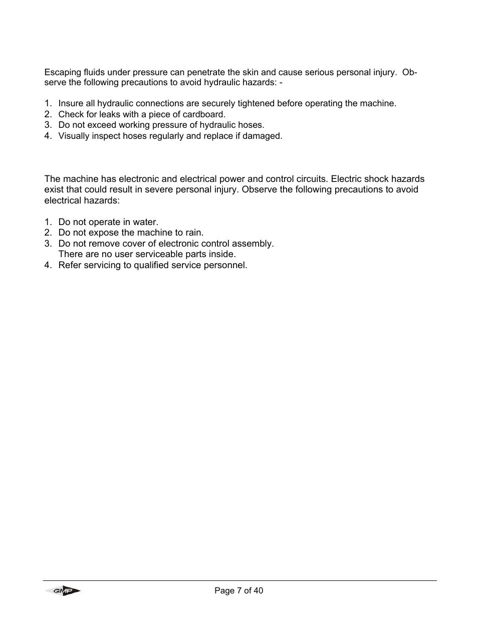 General Machine Products 89004 Portable Powered Duct Rod Pusher User Manual | Page 7 / 39