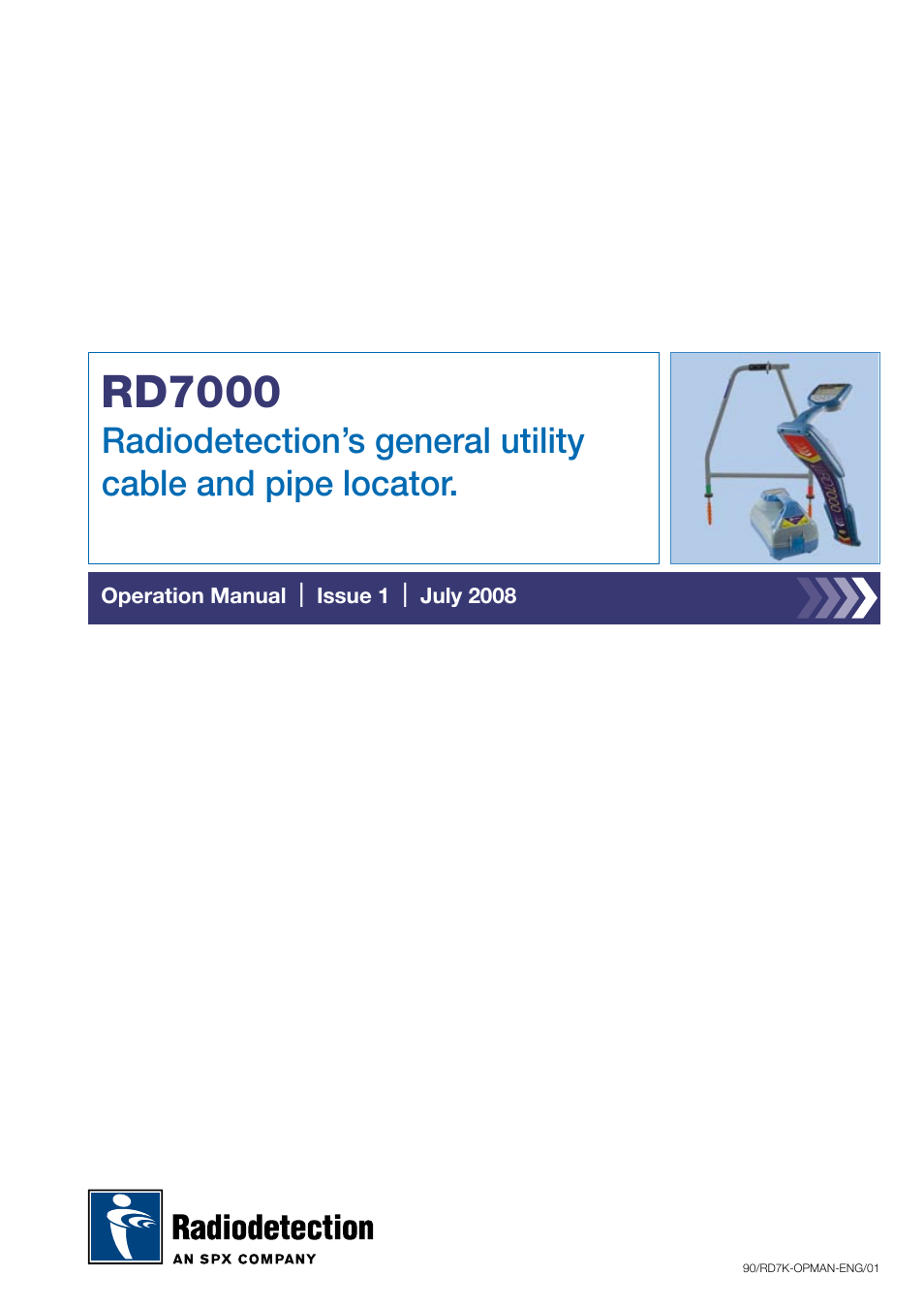 General Machine Products RD7000 Traceable Rod Detection User Manual | 42 pages
