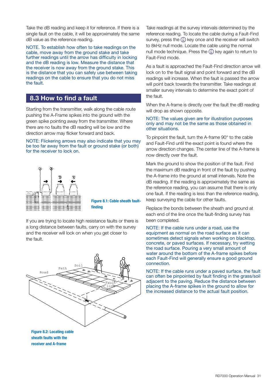 3 how to find a fault | General Machine Products RD7000 Traceable Rod Detection User Manual | Page 37 / 42