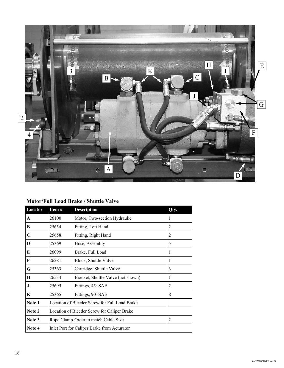 General Machine Products 70524 Adams CD3 Continuous Duty Winch User Manual | Page 16 / 29