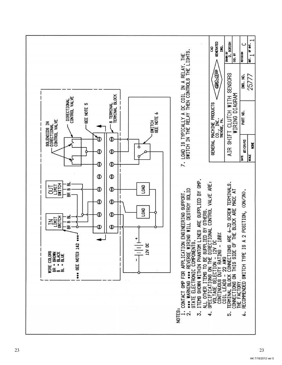 General Machine Products 70524 Adams CD3 Continuous Duty Winch User Manual | Page 23 / 29
