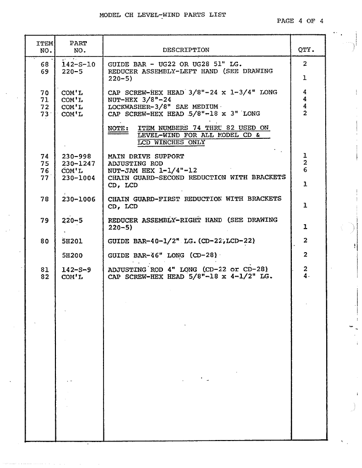 General Machine Products UG Level Wind User Manual | Page 6 / 8