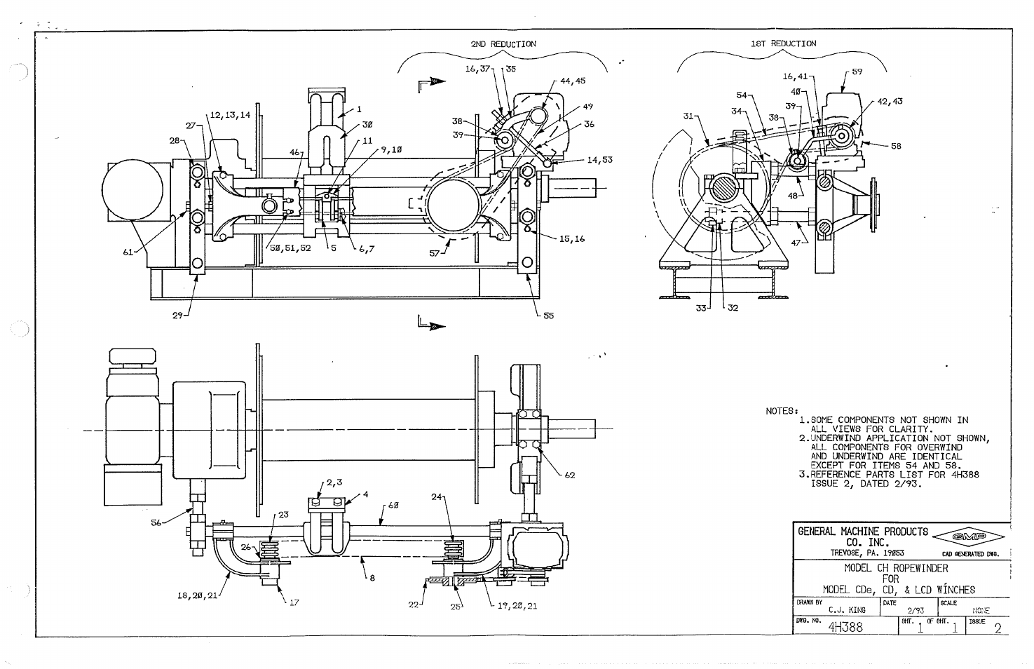 General Machine Products CH Level Wind for CDe User Manual | Page 2 / 8