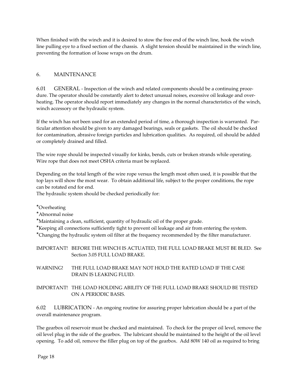 General Machine Products 70601 Adams CD Lite Winch User Manual | Page 19 / 29