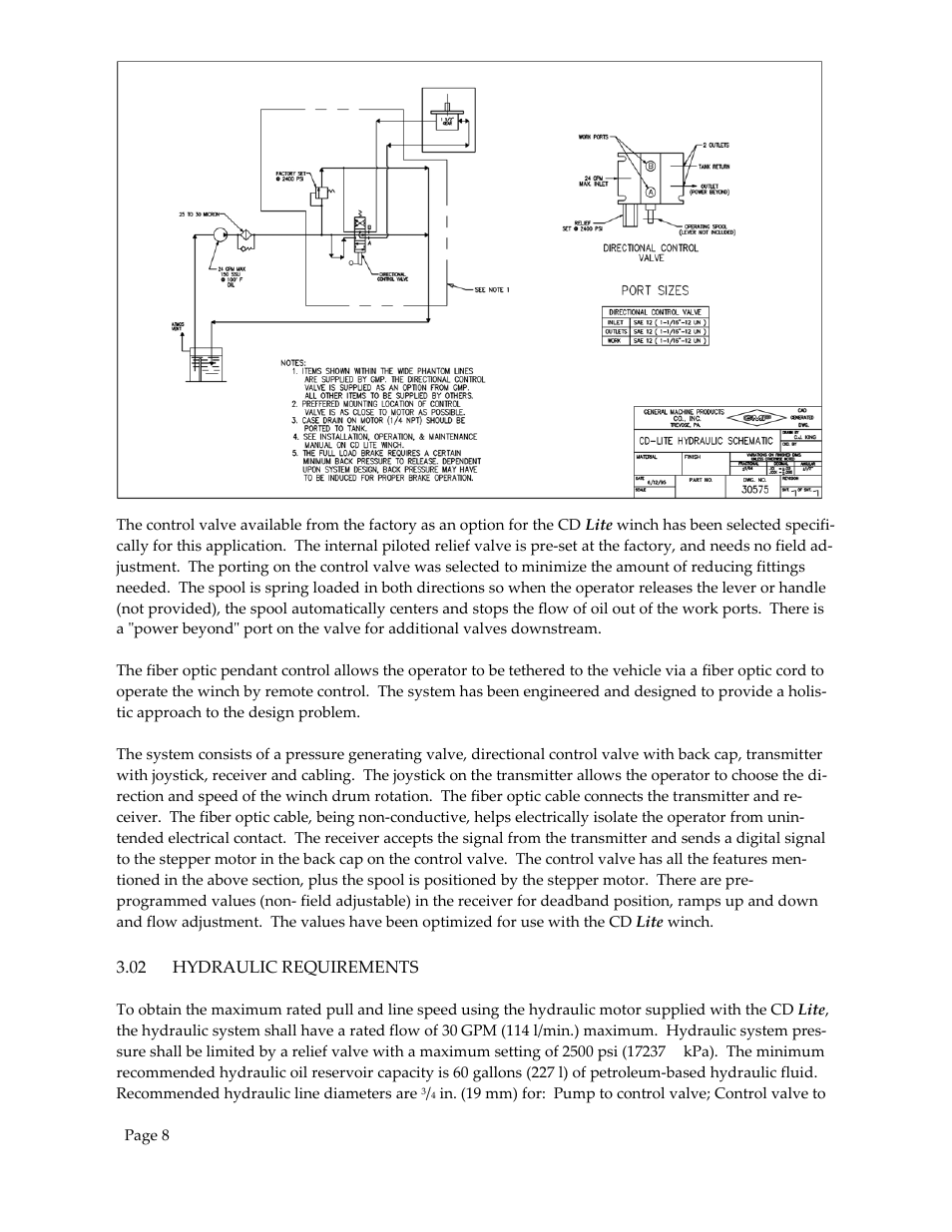 General Machine Products 70601 Adams CD Lite Winch User Manual | Page 9 / 29