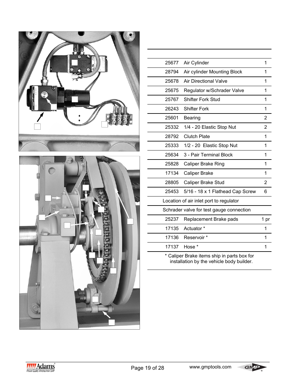 General Machine Products 70530 Adams WG Winch User Manual | Page 19 / 28