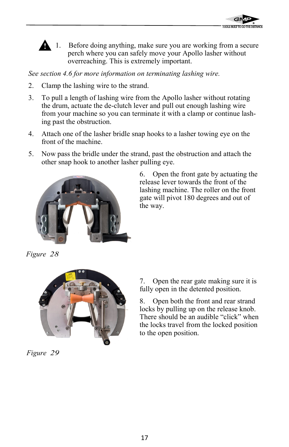 General Machine Products 70400 Apollo Cable Lasher User Manual | Page 17 / 24