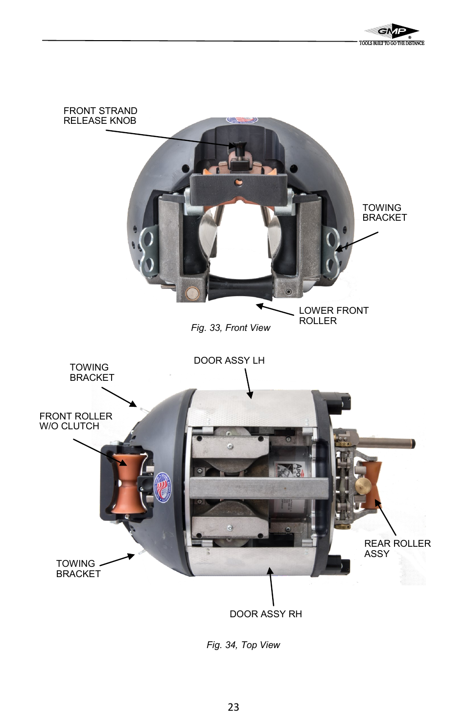 General Machine Products 70400 Apollo Cable Lasher User Manual | Page 23 / 24