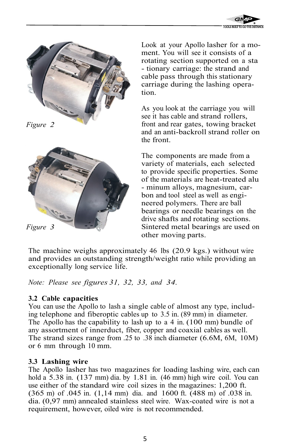 General Machine Products 70400 Apollo Cable Lasher User Manual | Page 5 / 24