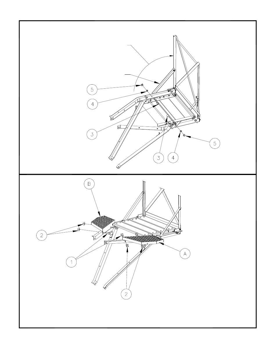 Step 3 step 4 | General Machine Products 79281 GMP 2000 Cabinet Balcony User Manual | Page 5 / 8