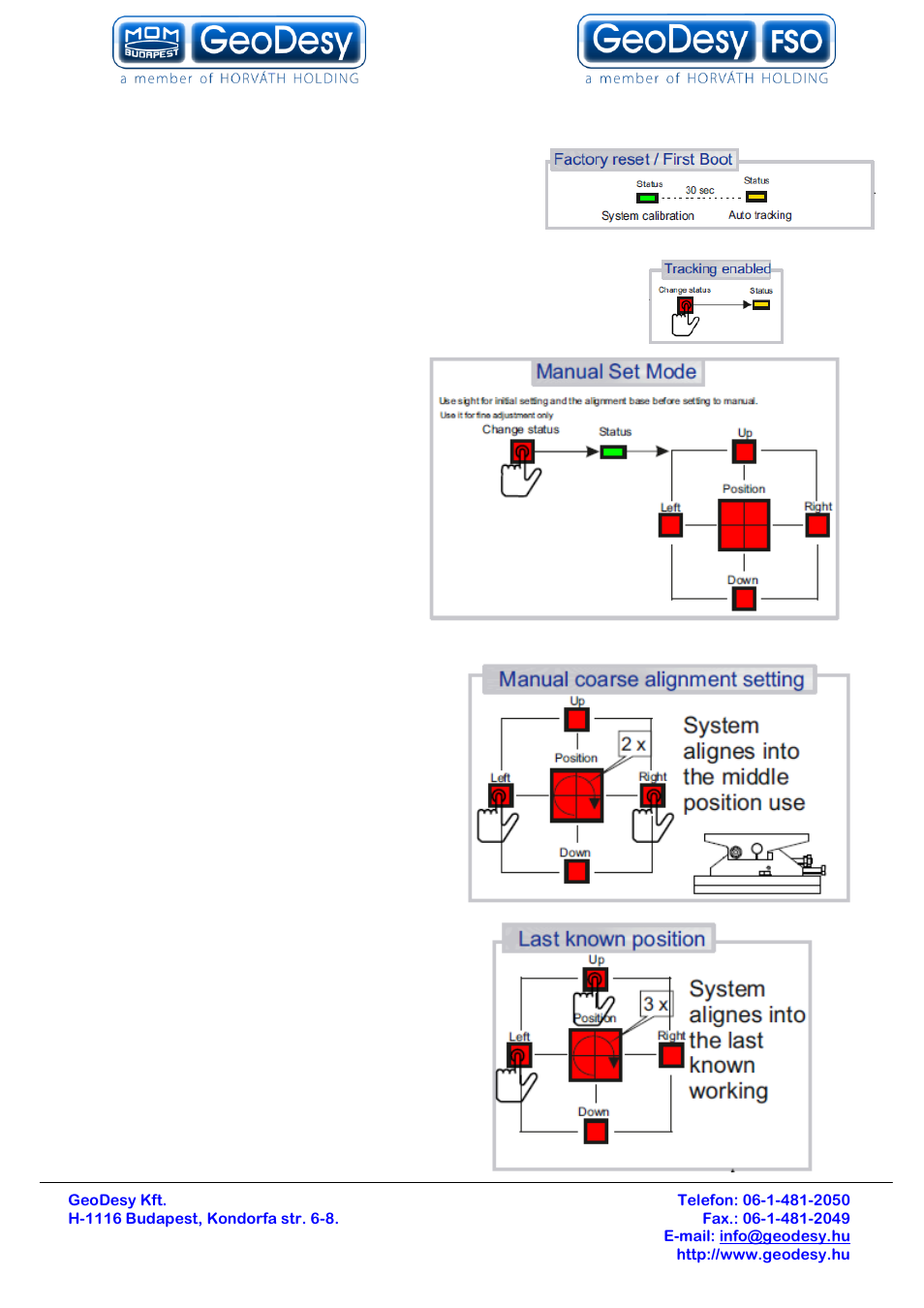 GeoDesy Gigabit 2400 Auto Tracking link series User Manual | Page 21 / 39