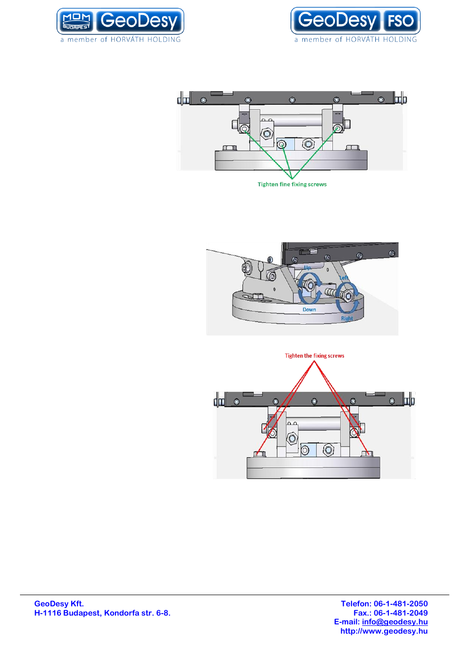 GeoDesy Gigabit 2400 Auto Tracking link series User Manual | Page 25 / 39