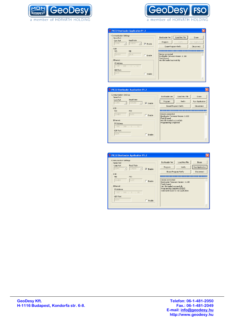 GeoDesy Gigabit 1200 Auto Tracking link series User Manual | Page 38 / 40