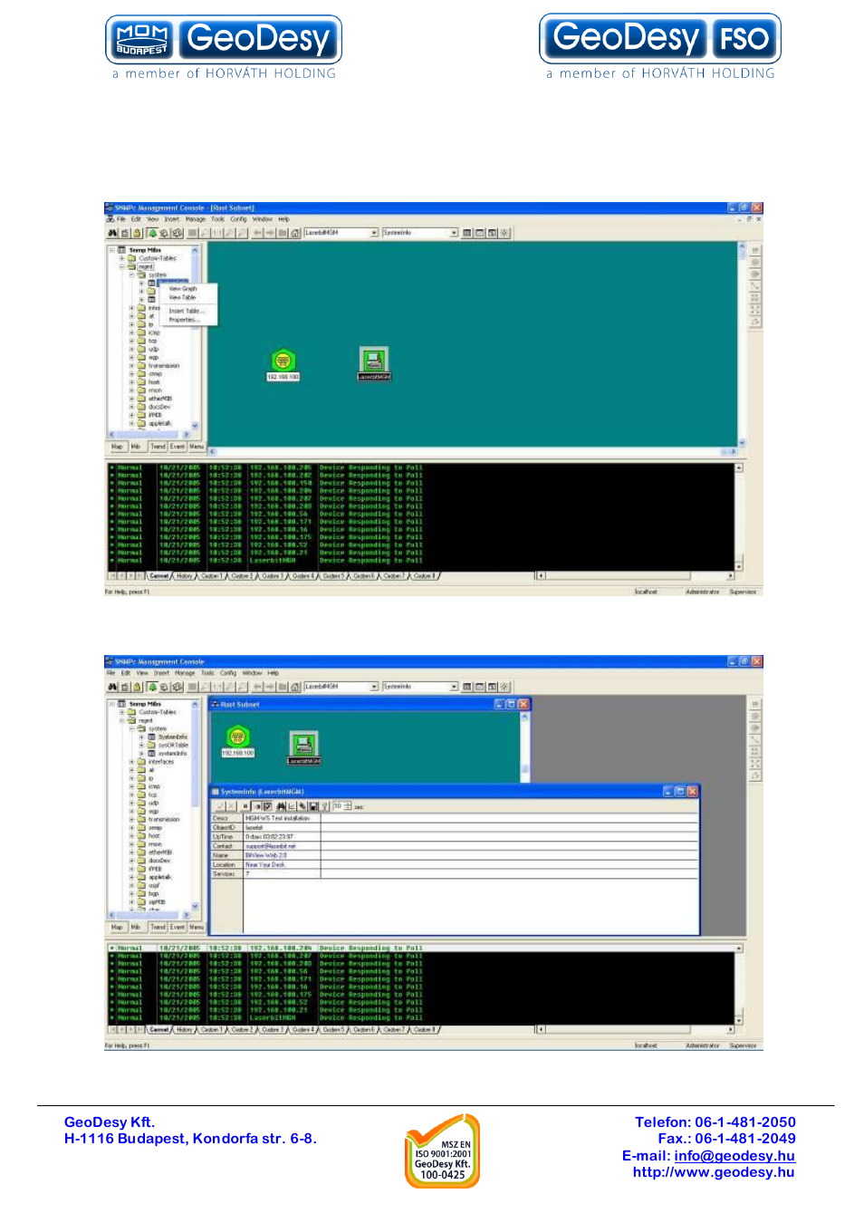 Using snmp to monitor the link, 4 using snmp to monitor the link | GeoDesy GD-P1000E1000 User Manual | Page 42 / 55