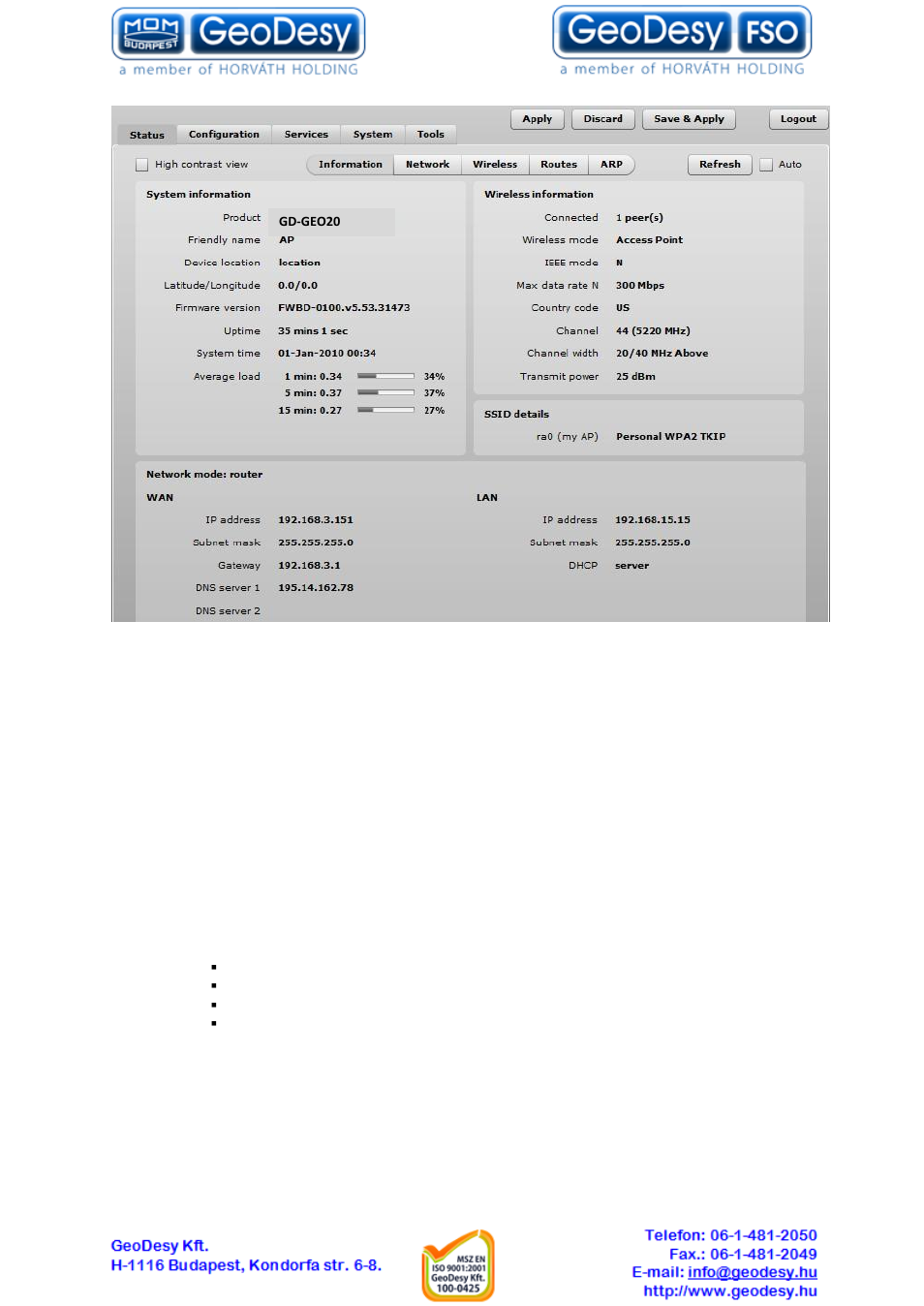 Station setup, 2 station setup | GeoDesy GD-Geo20 User Manual | Page 11 / 59