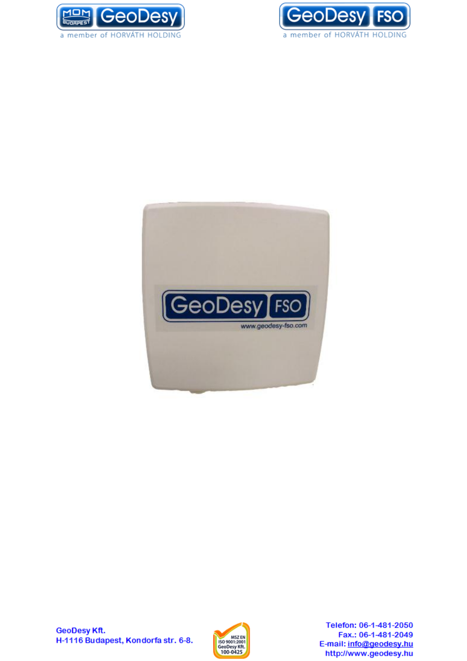 GeoDesy GD-Geo20-TP User Manual | 59 pages