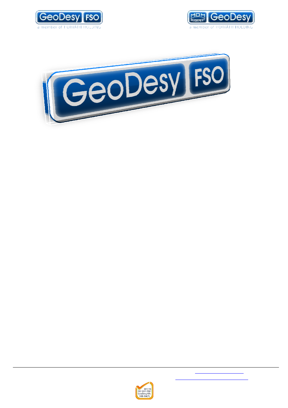 GeoDesy Pronto X Series User Manual | 53 pages