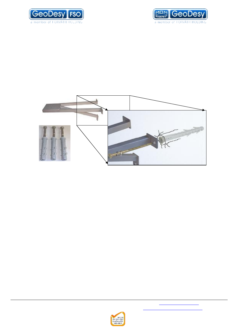 5 the mounting bracket, 1 mounting brackets for the x series | GeoDesy Pronto X Series User Manual | Page 13 / 53