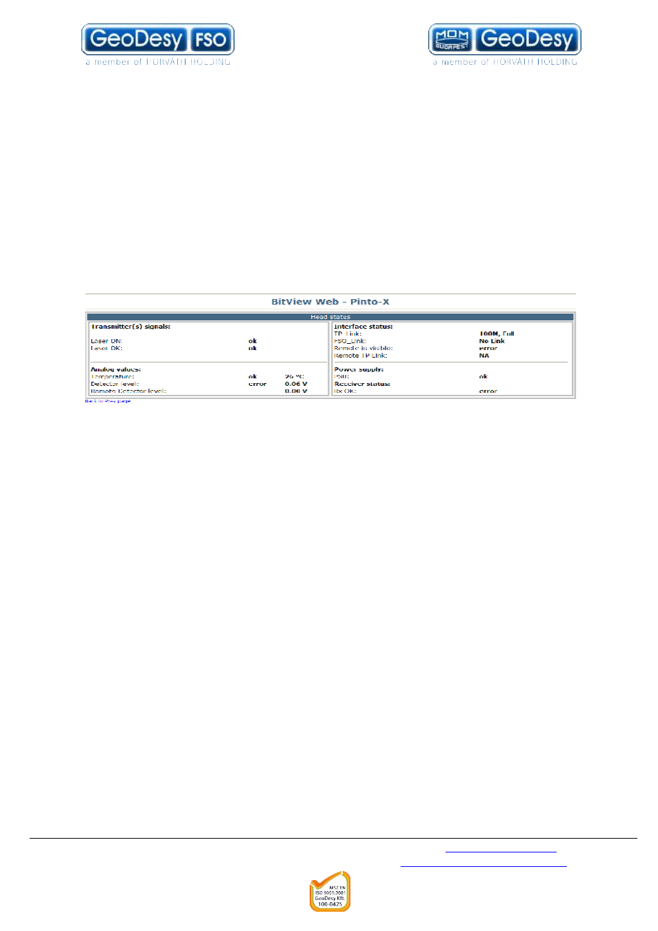 GeoDesy Pronto X Series User Manual | Page 23 / 53