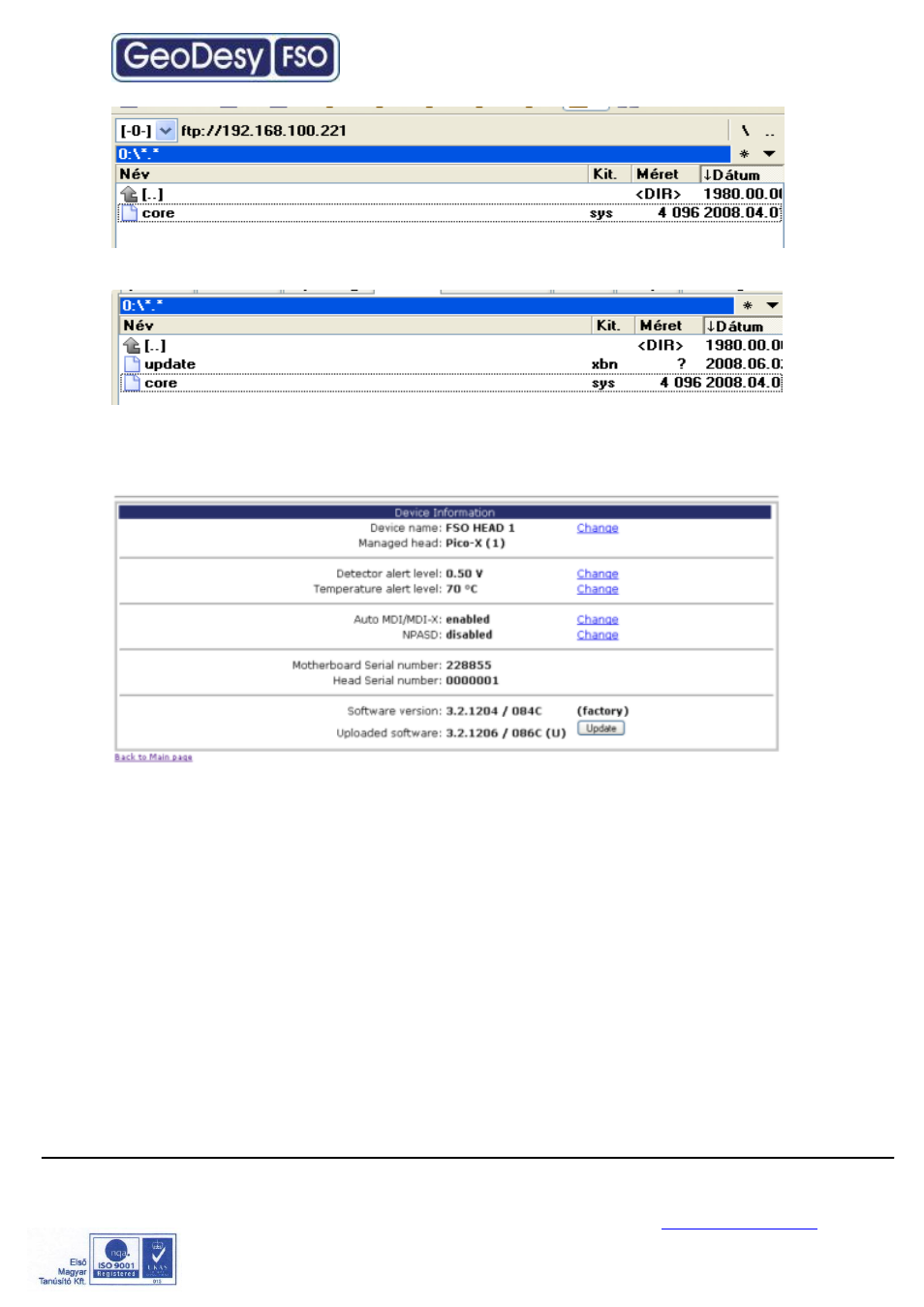 GeoDesy Giga Pico Next FO User Manual | Page 31 / 34