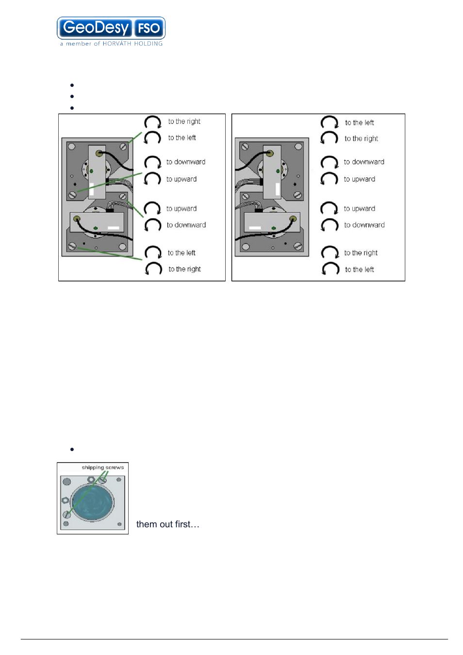 Beam alignment, 2 beam alignment | GeoDesy GD-3000 Series User Manual | Page 17 / 53