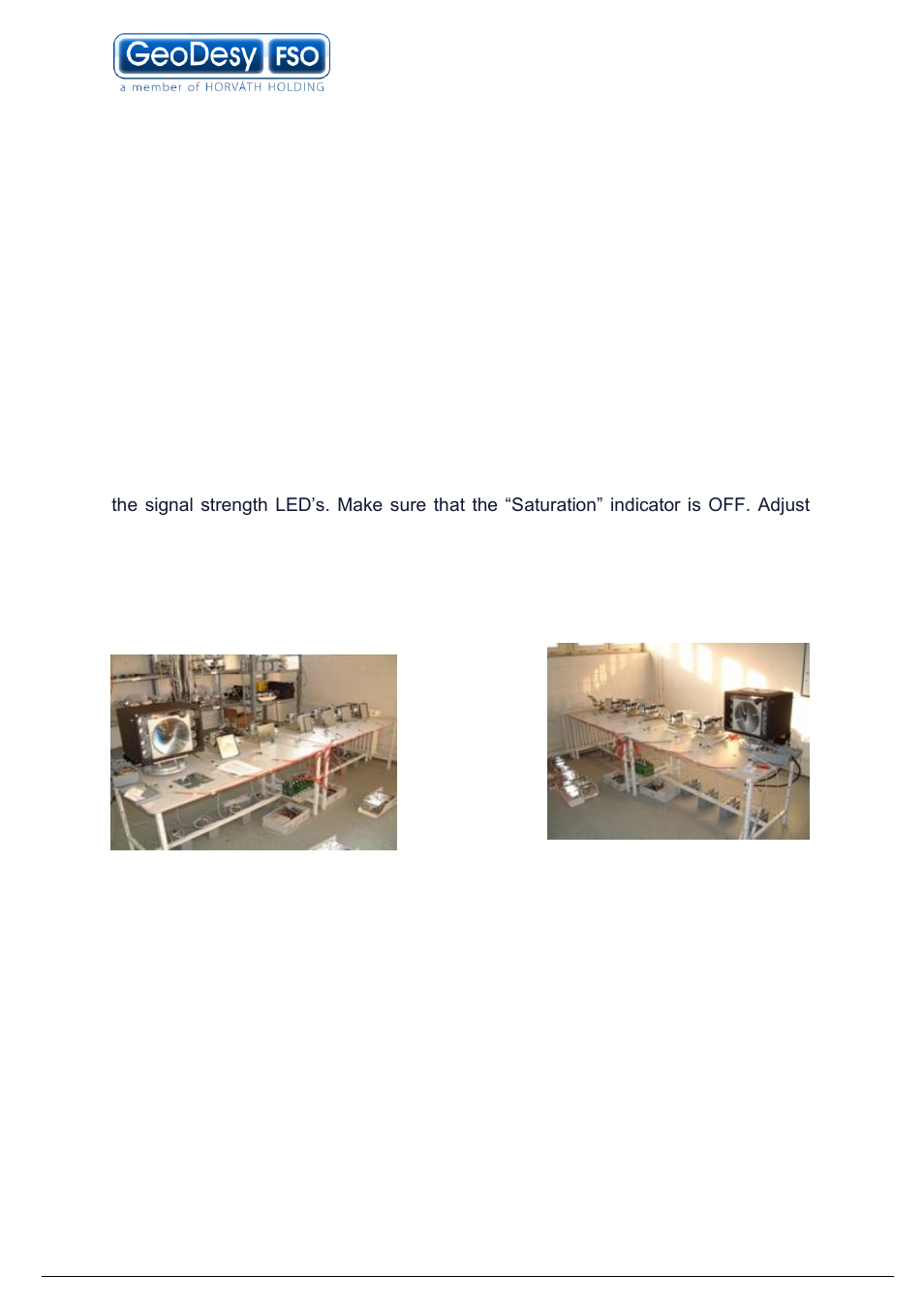 System installation, On the table test, 7 system installation | 1 on the table test | GeoDesy GD-3000 Series User Manual | Page 19 / 53