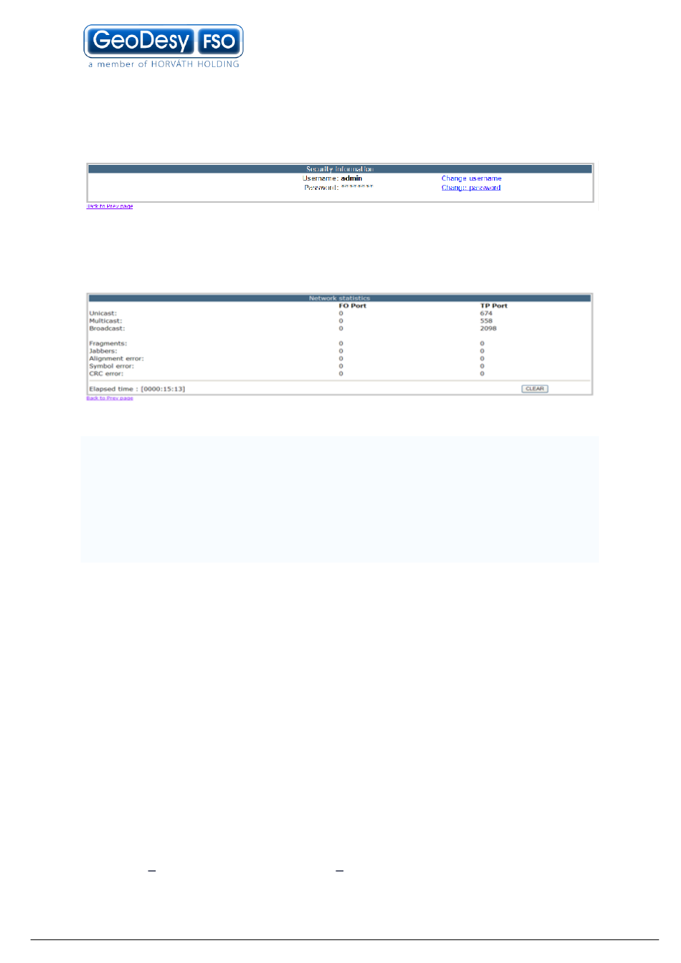 Security | GeoDesy GD-3000 Series User Manual | Page 27 / 53