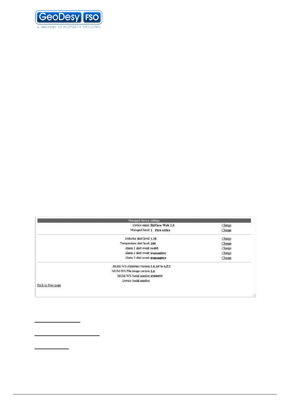 Reloading factory default settings, Setting up the snmp, 3 reloading factory default settings | 4 setting up the snmp | GeoDesy GD-3000 Series User Manual | Page 33 / 53